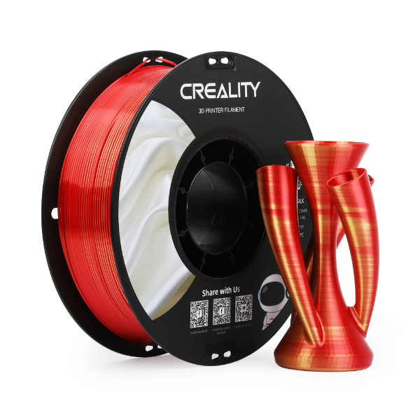 Imagem de Filamento Creality Cr-silk (dourado E Vermelho) 1,75mm - 3301120009