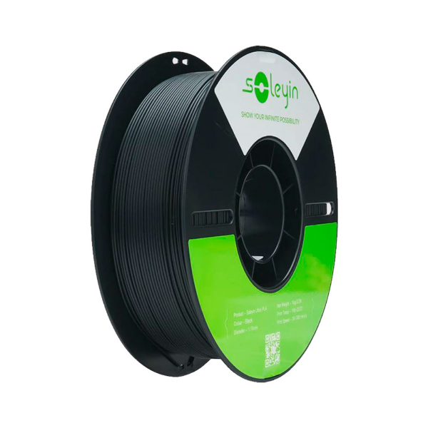 Imagem de Filamento Creality Soleyin Ultra Pla (black) 1,75mm 3301010500