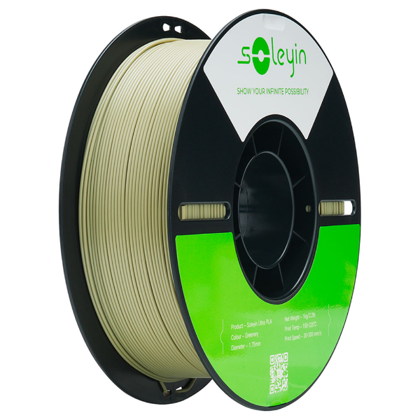 Imagem de Filamento Creality Soleyin Ultra Pla (esverdeado) 1,75mm 3301010604